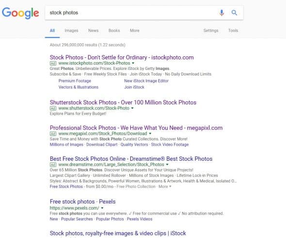I search stock photos at Google and there's a lot websites selling stock photos at different pricing