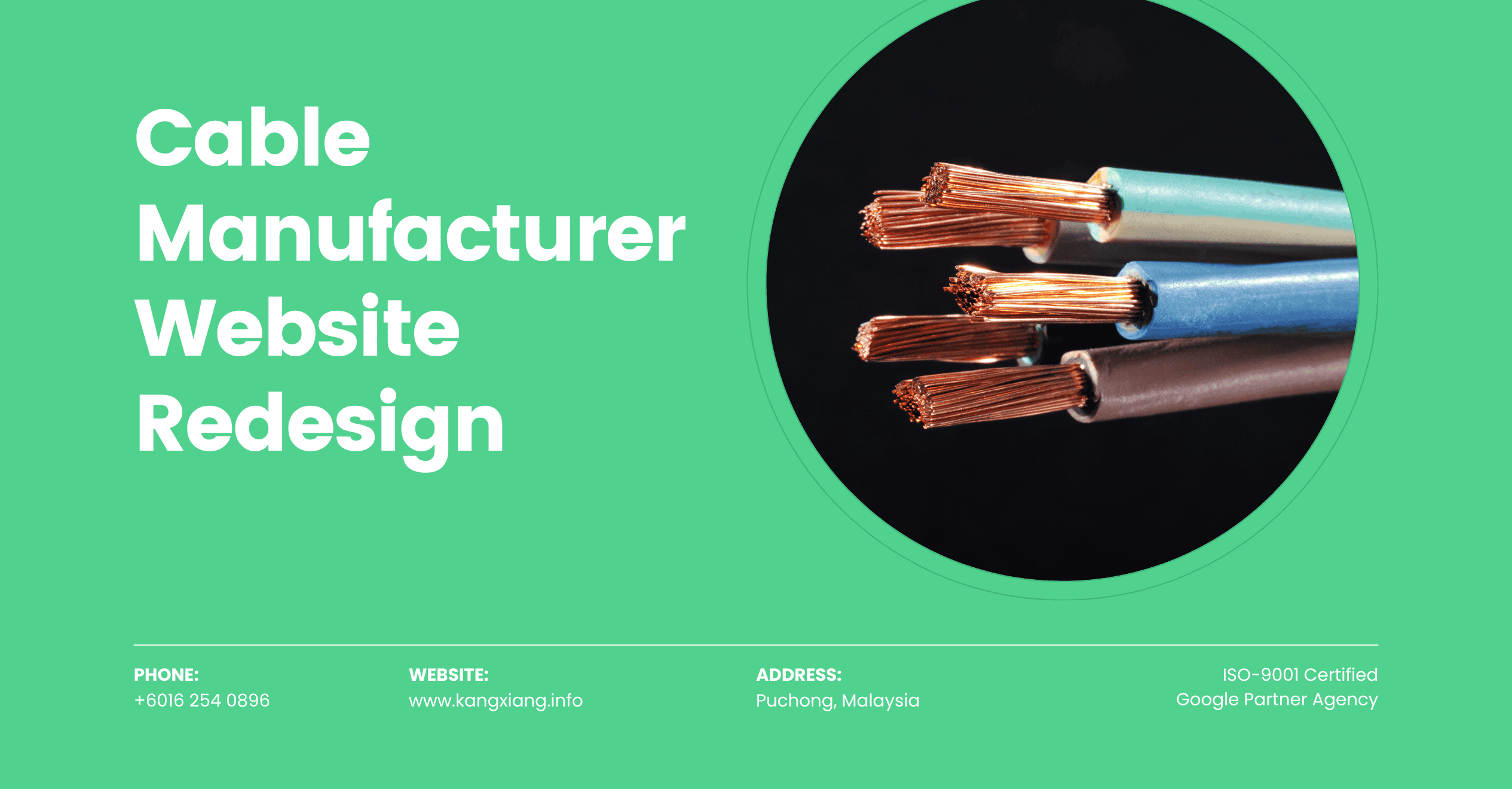 Cable Manufacturer Website Redesign Portfolio Malaysia