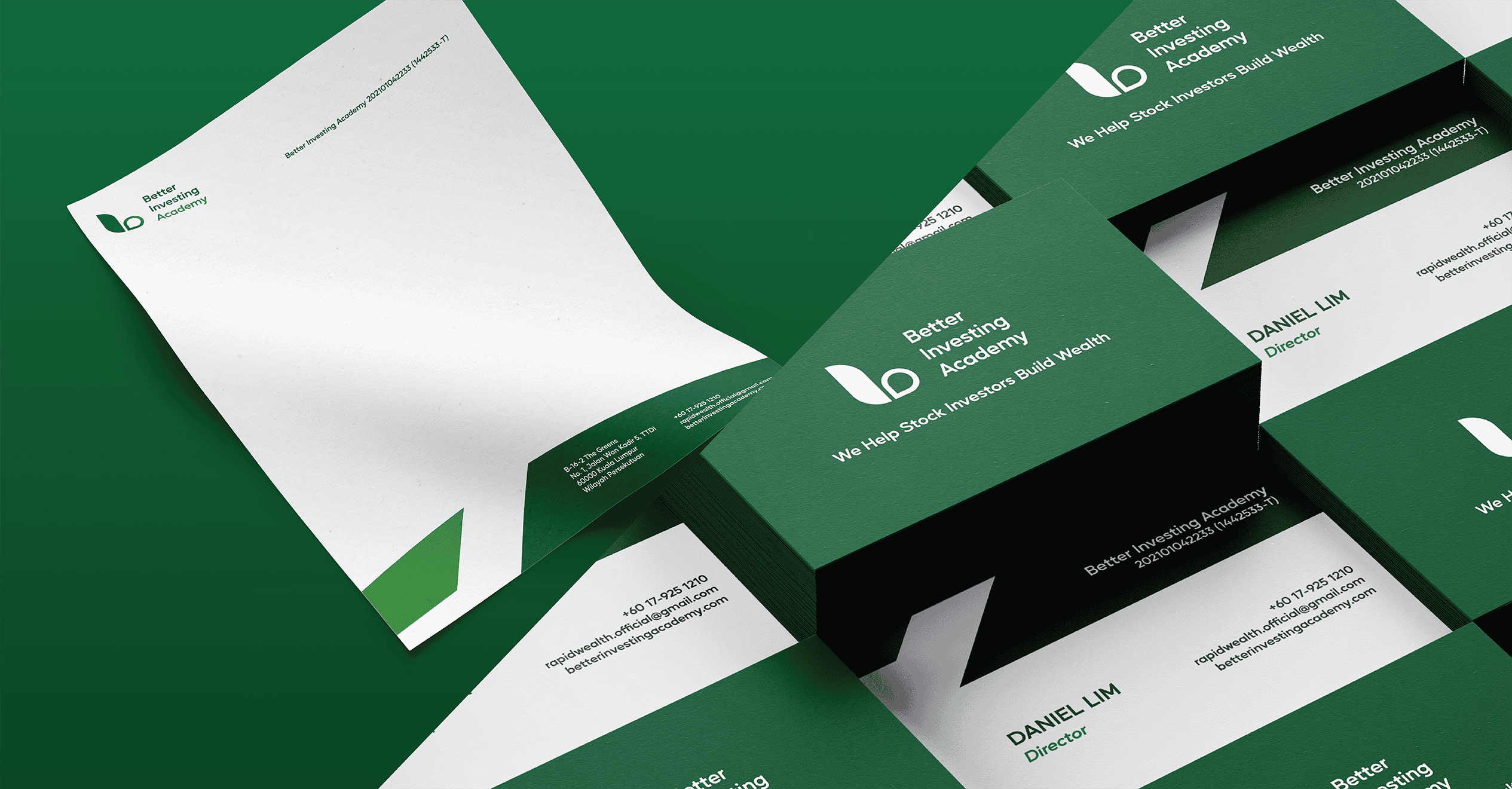 BIA Letterhead & Business Card Design