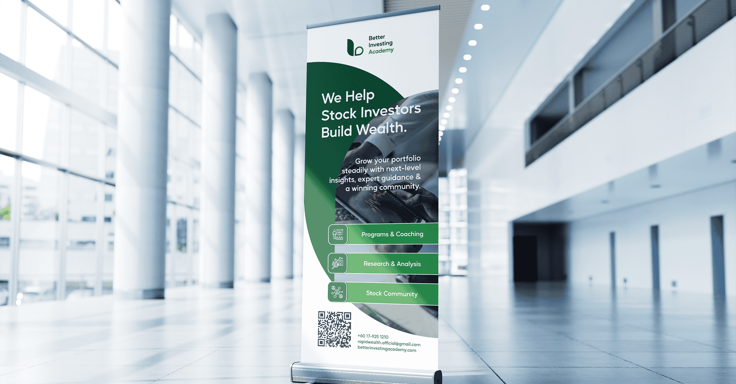 BIA Roll-up Bunting Design