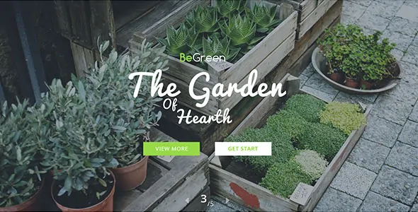 green ecommerce template