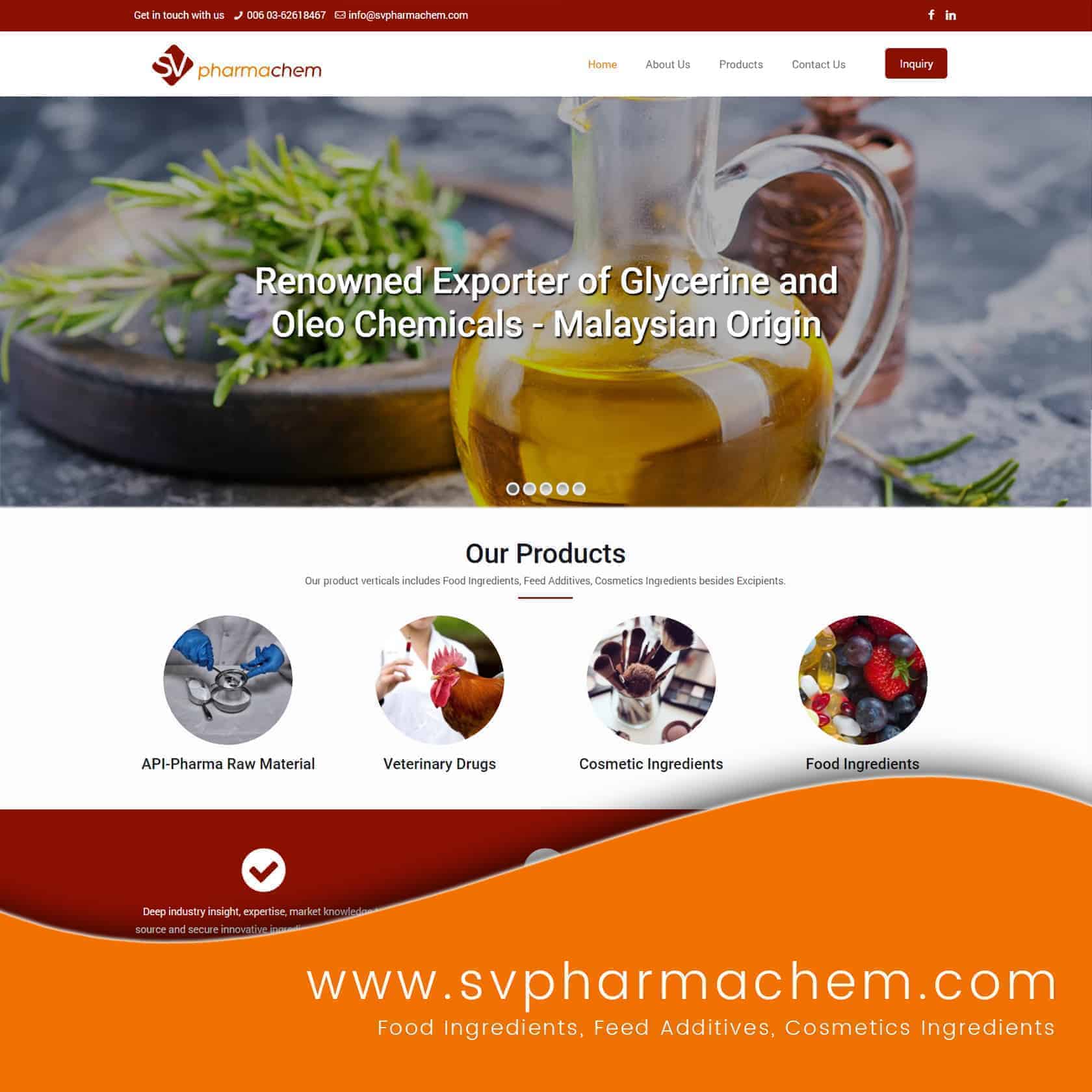 sv pharma chem website