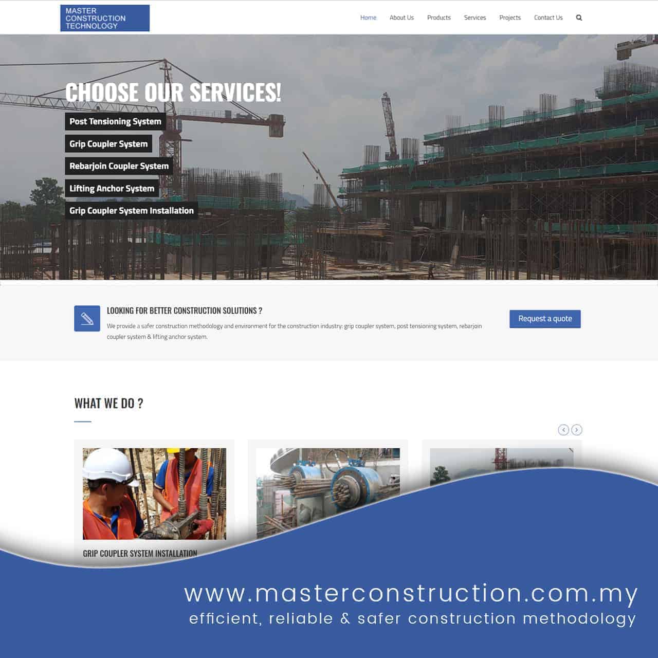 masterconstruction website
