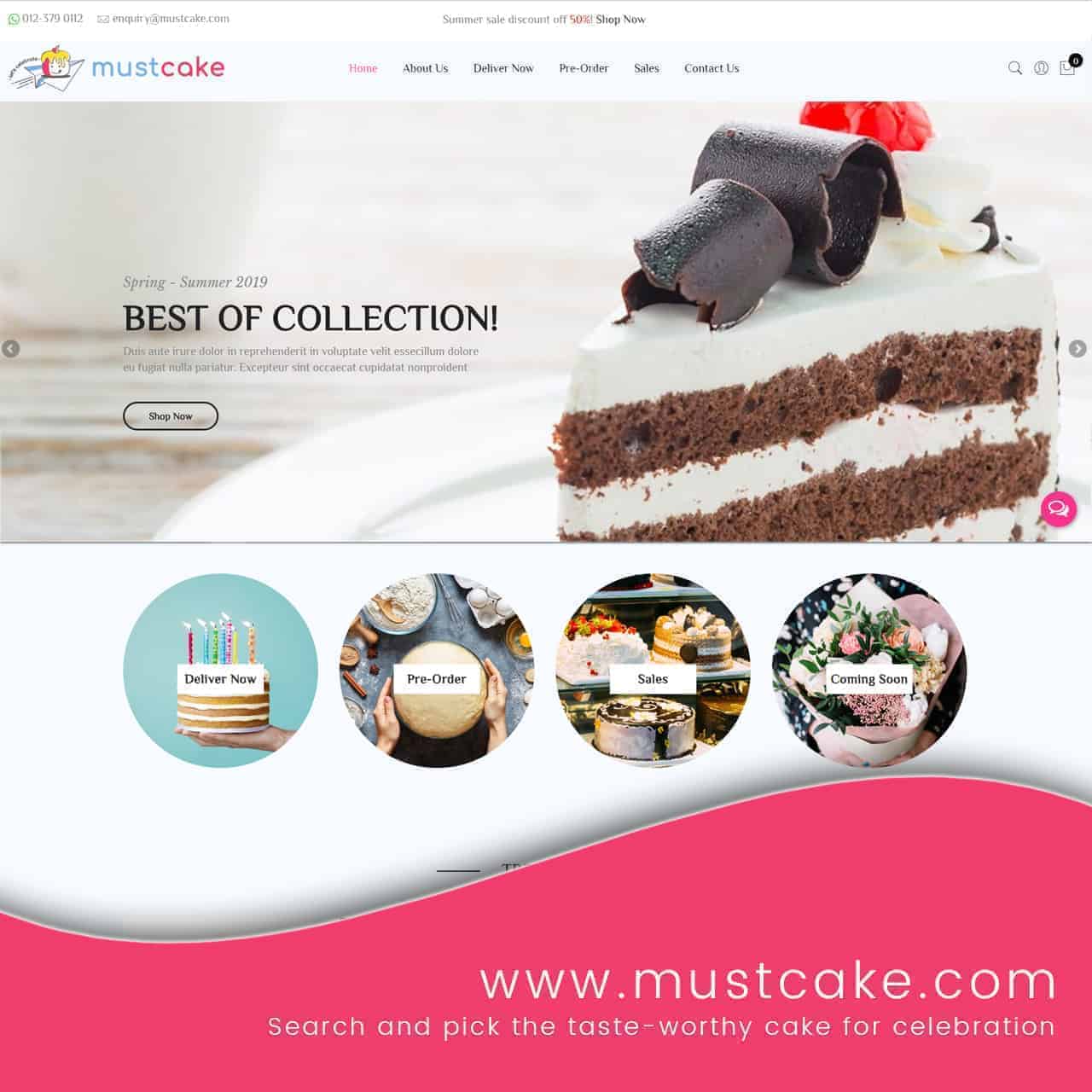mustcake website