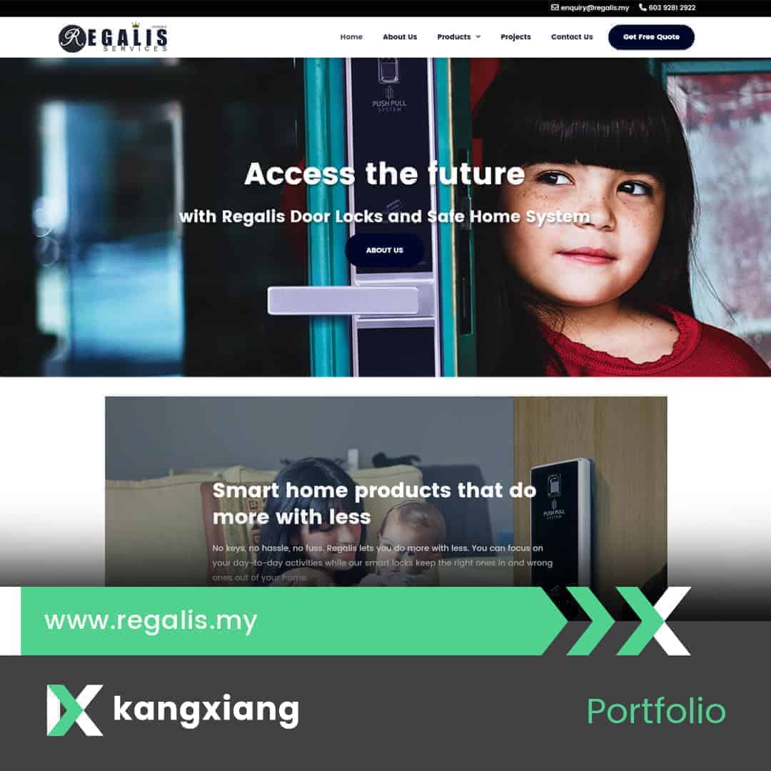 regalis web portfolio 2019