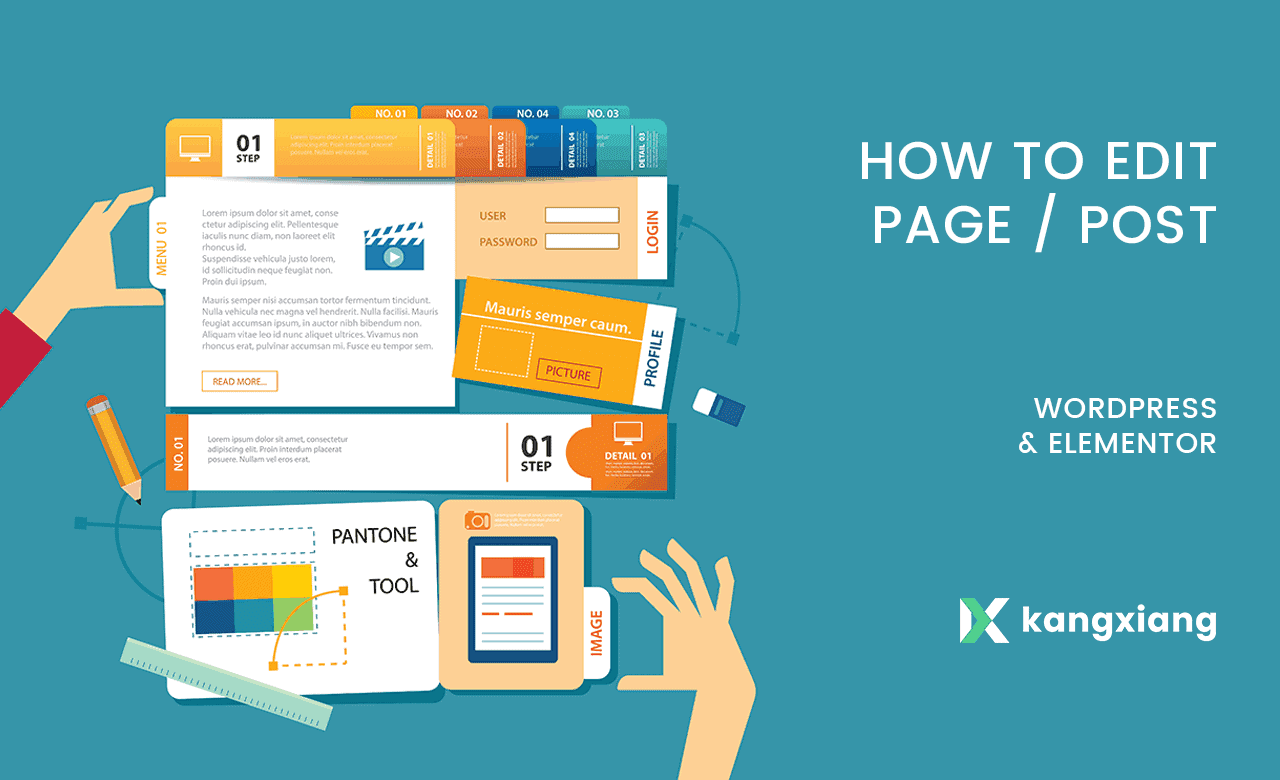 how to edit page or post