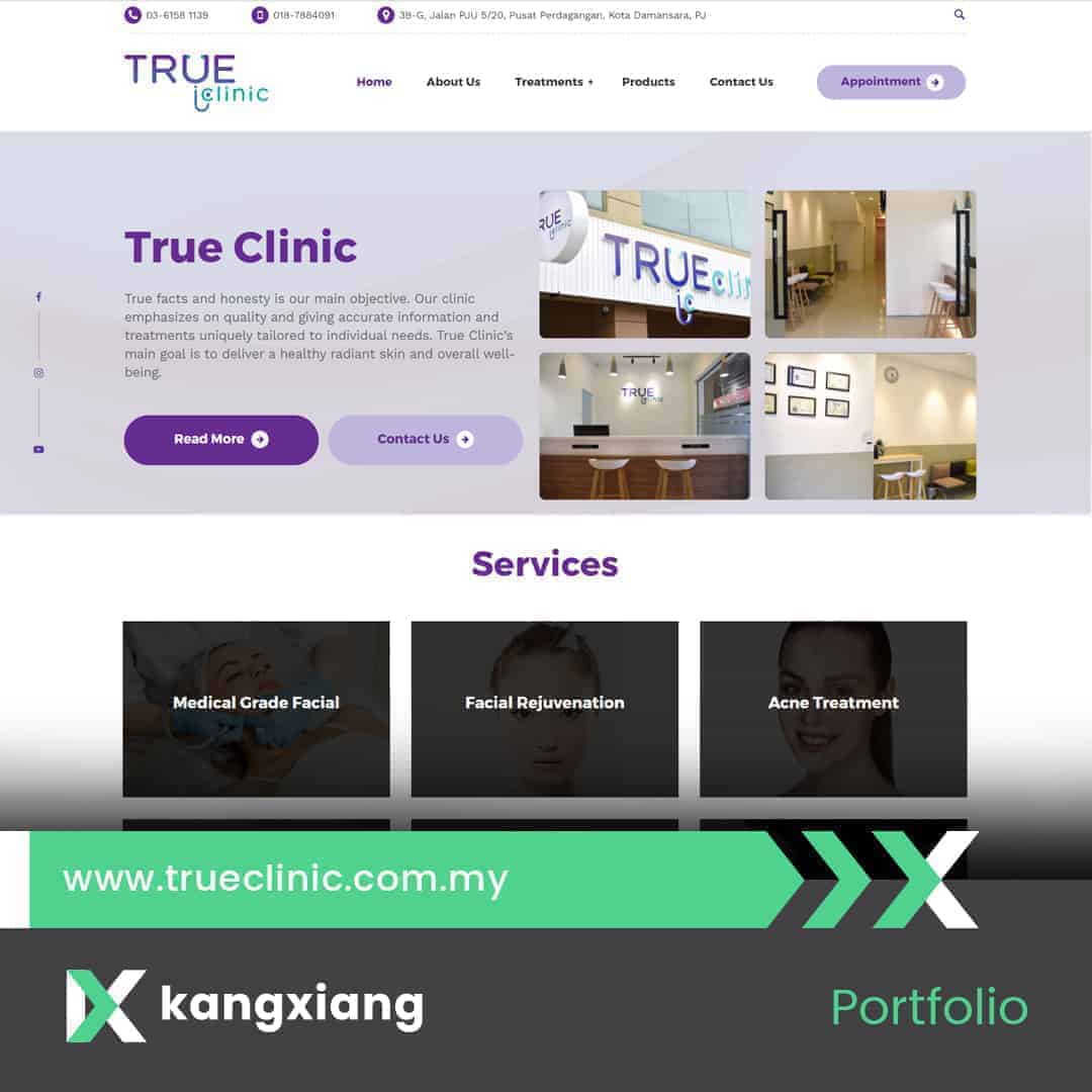 trueclinic website 2020