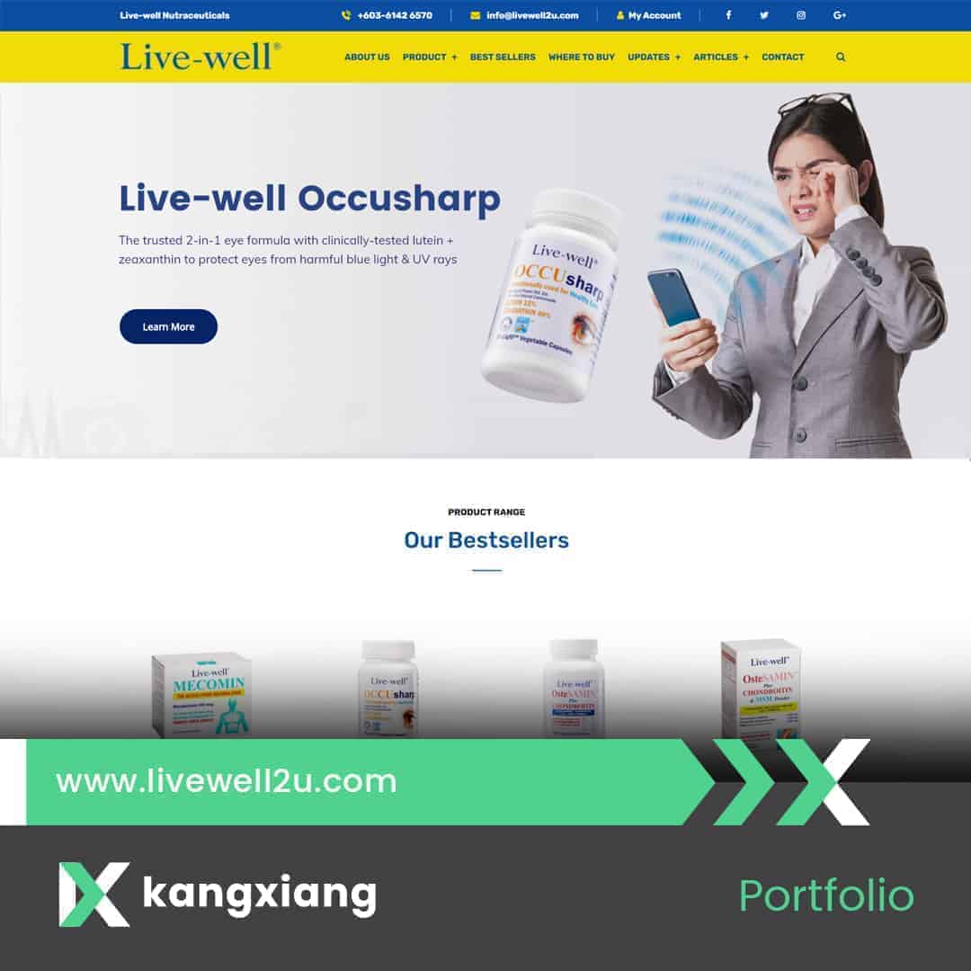 livewell2u website 2020