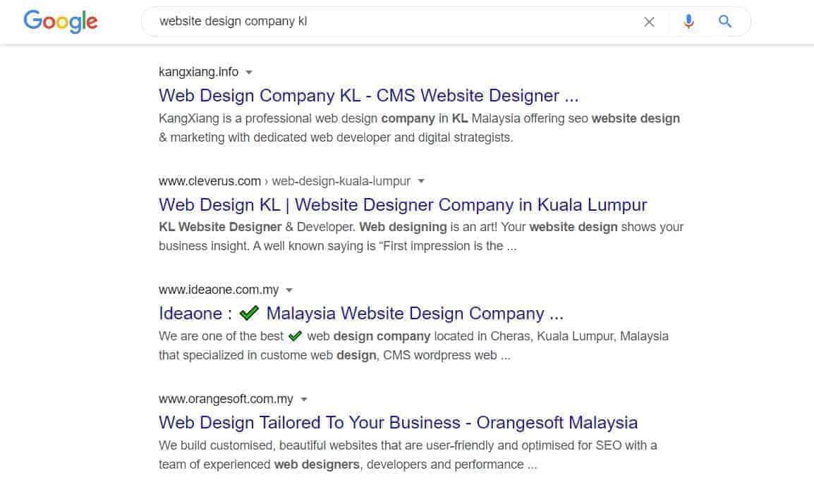 website design company kl ranking