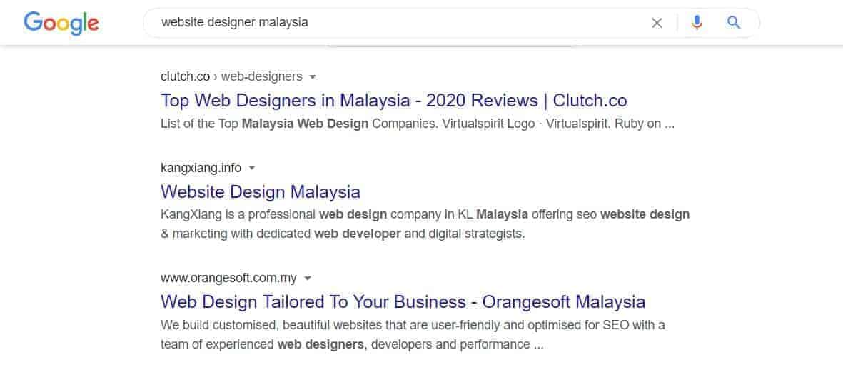 website designer malaysia ranking