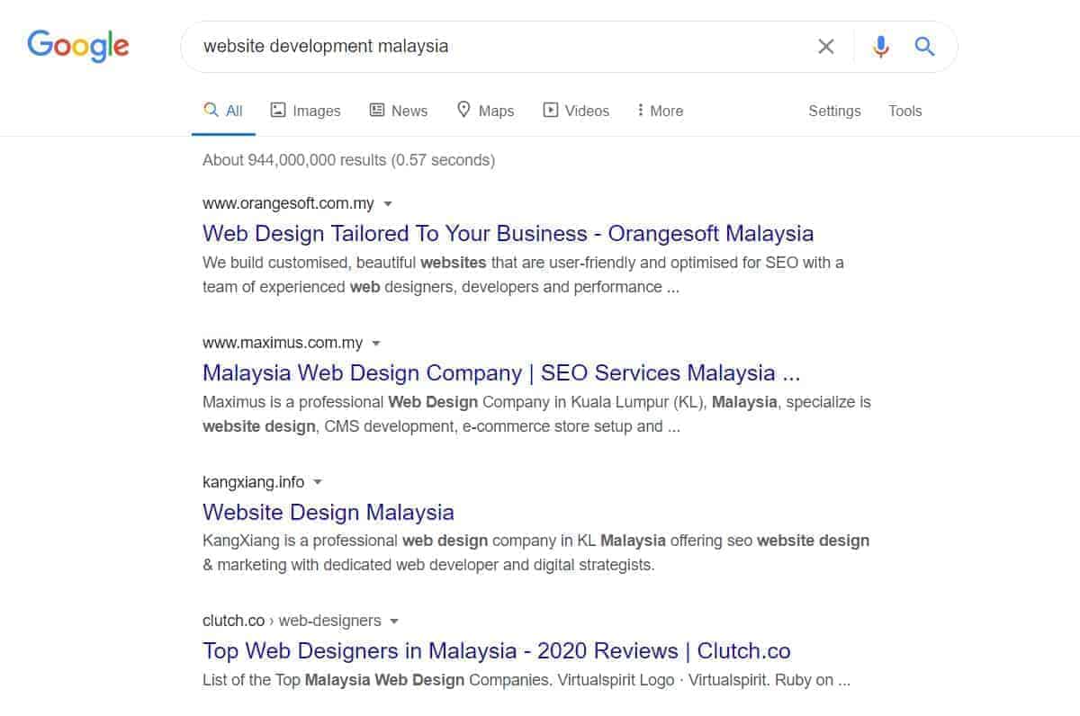 website development malaysia