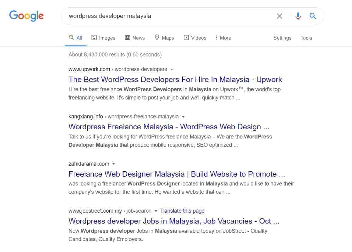 wordpress developer malaysia