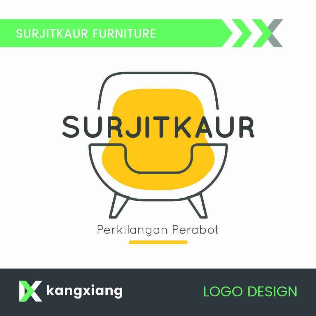 furniture logo design template