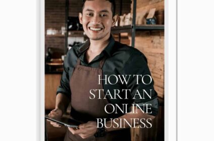 how to start an online business ebook cover