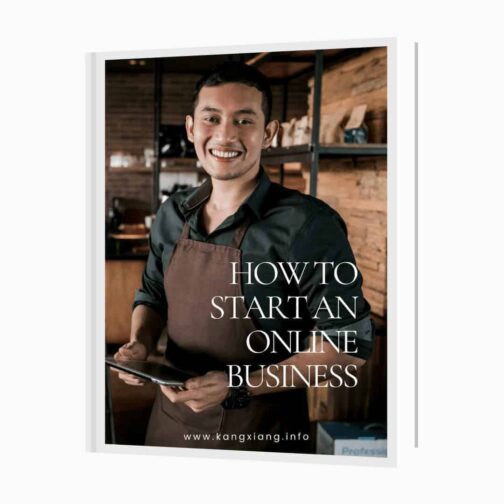 how to start an online business ebook cover