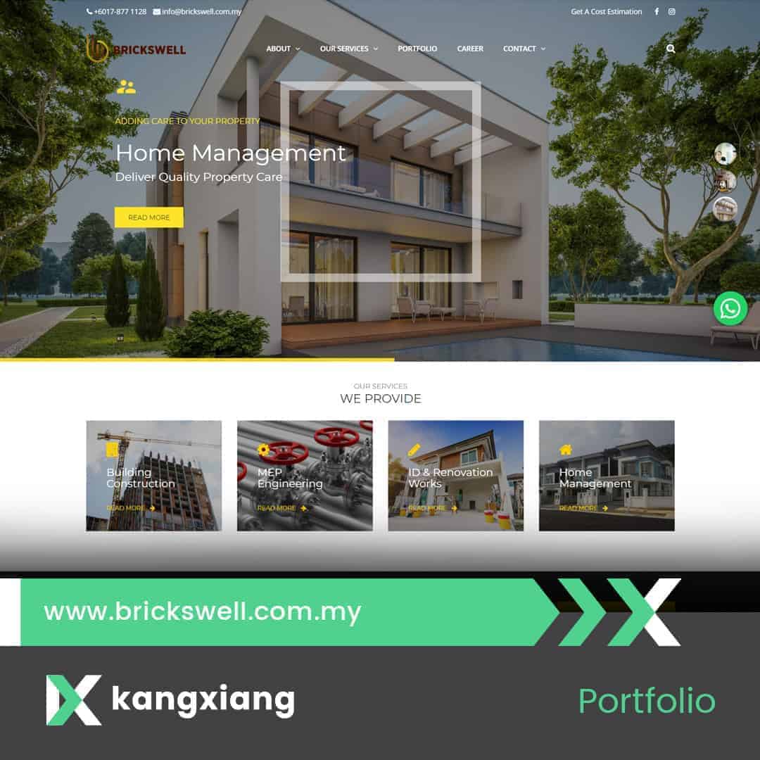 brickswell website website design malaysia