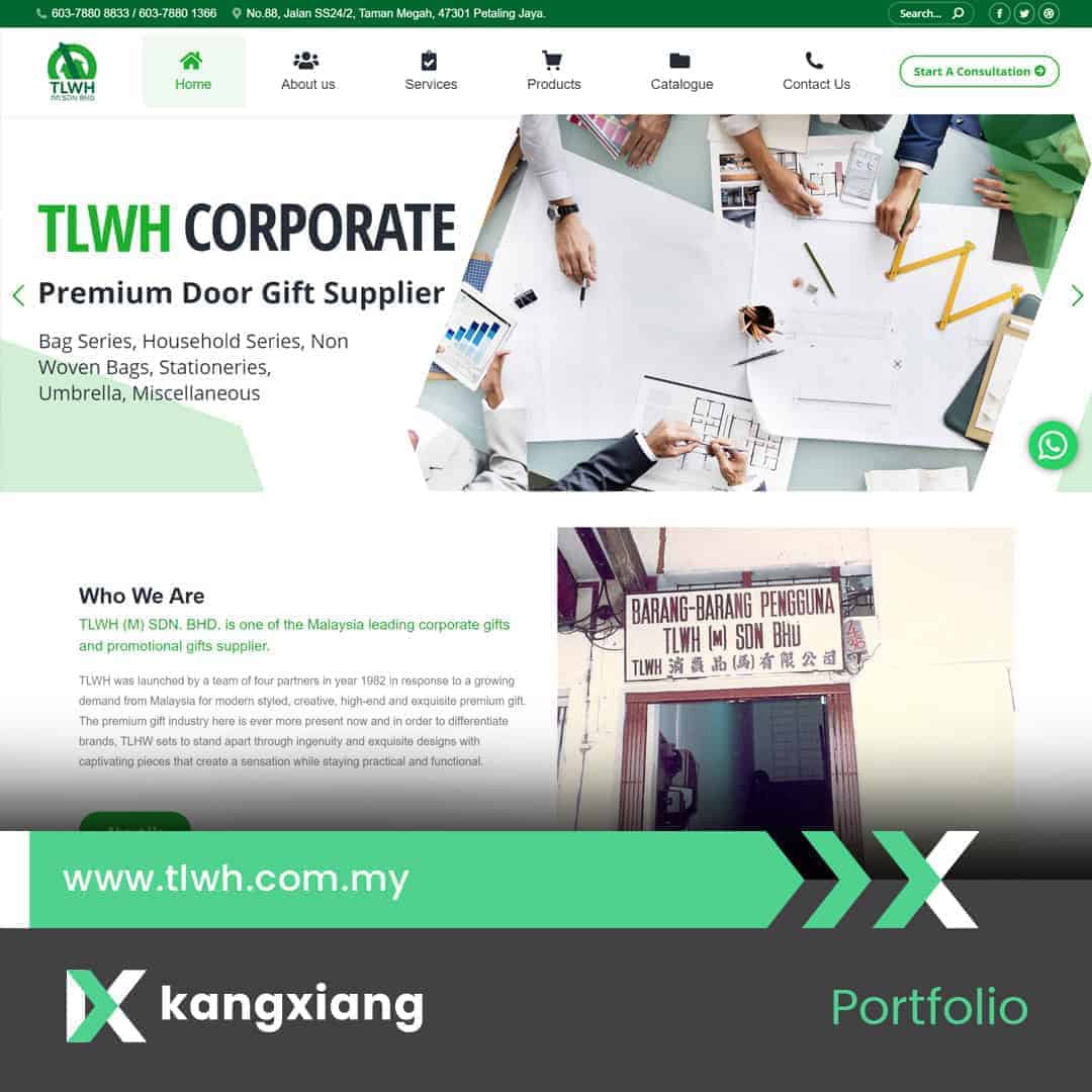 tlwh website design 2020