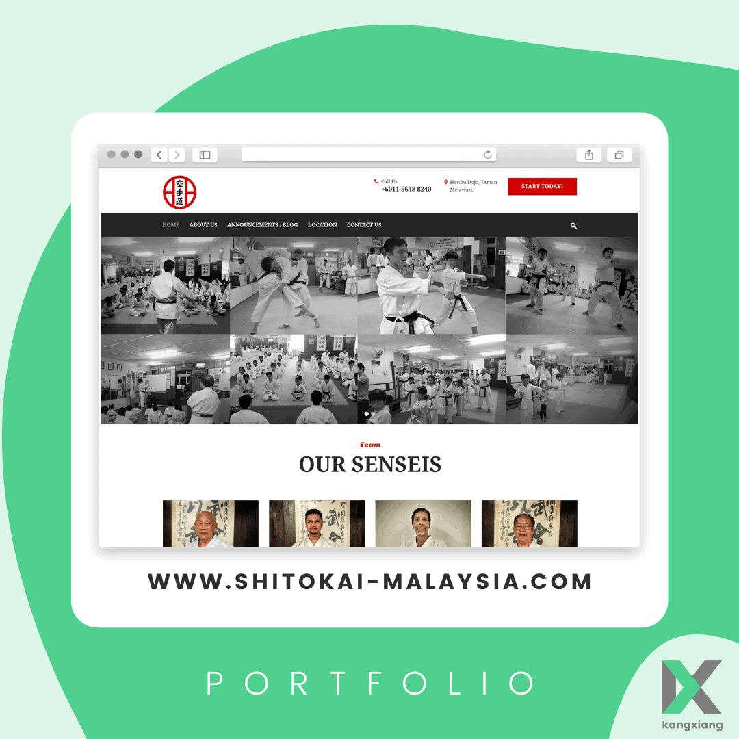 shitokai malaysia website design
