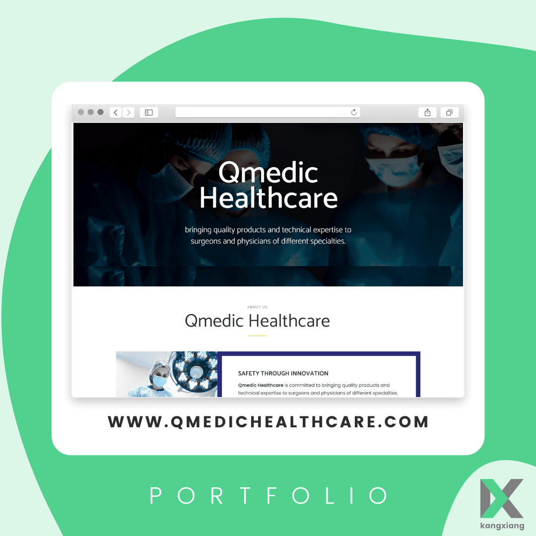 Qmedic Website Design Malaysia