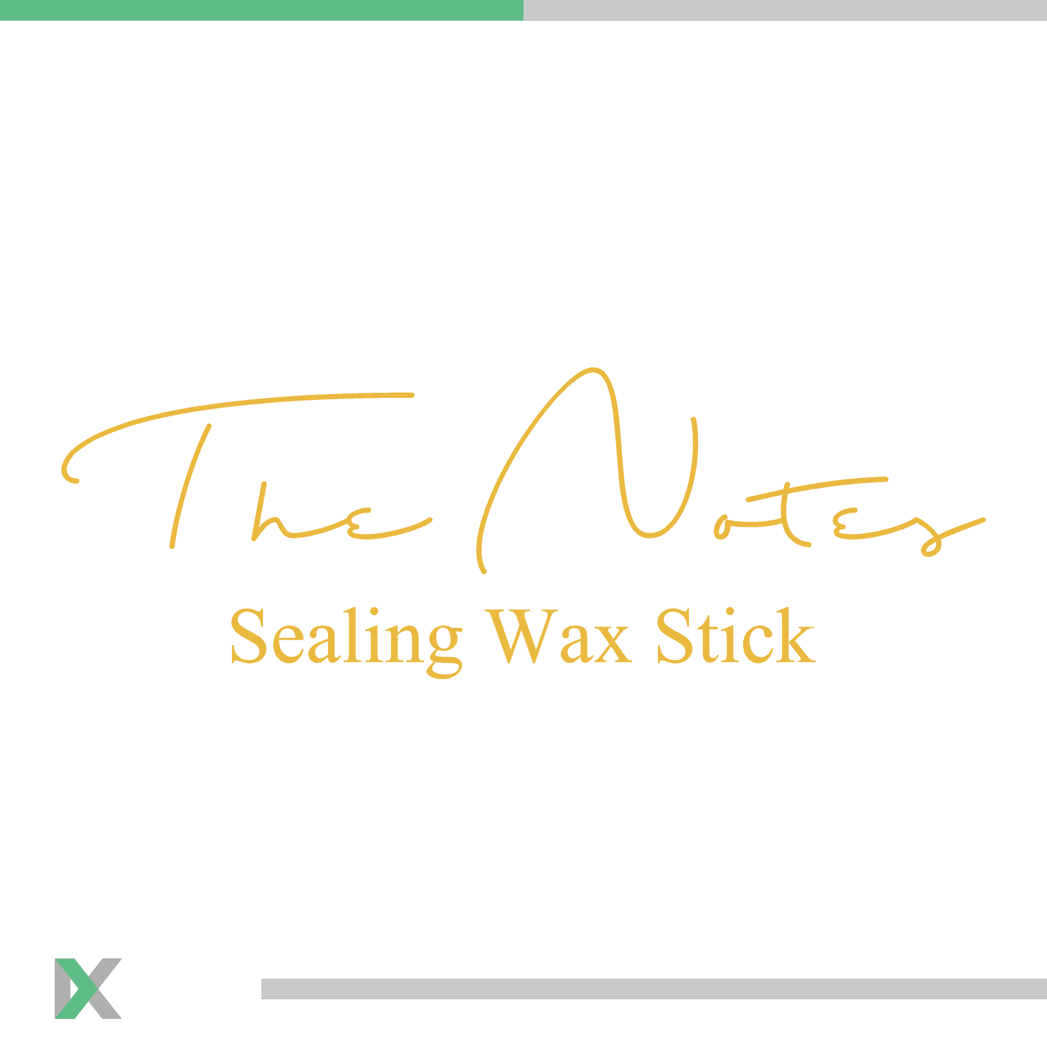 The Notes Sealing Wax Stick logo