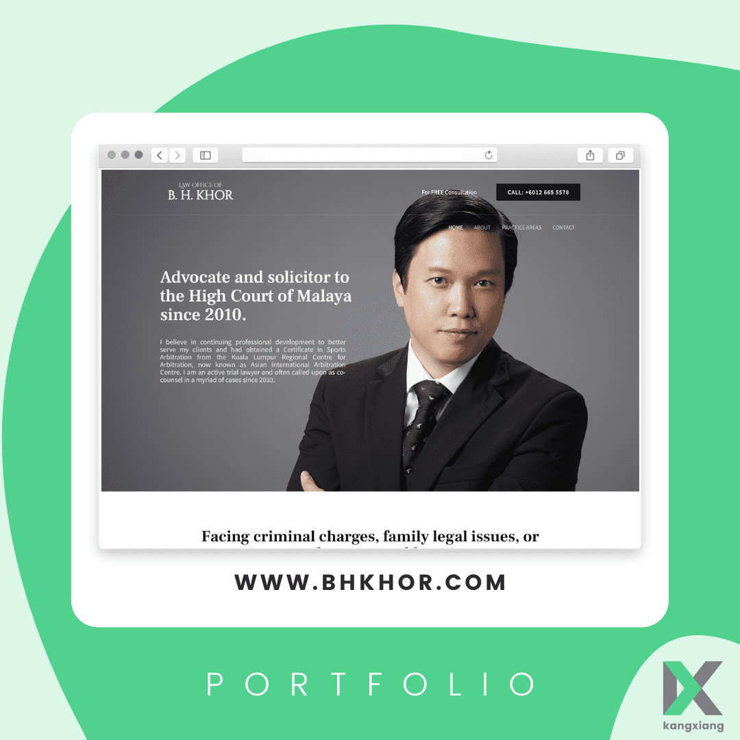 bhkhor law website design malaysia