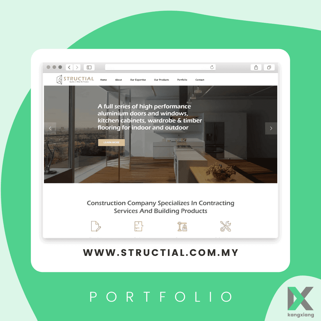 structial website design malaysia