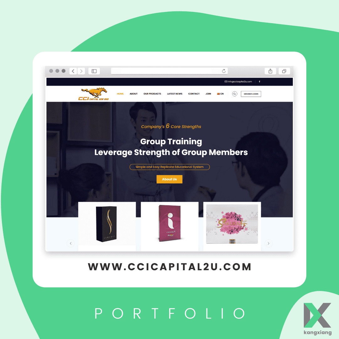 ccci capital website design