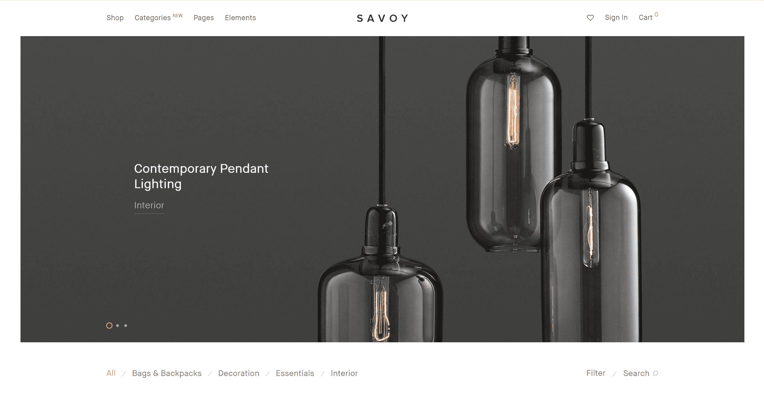 minimalist ecommerce website malaysia