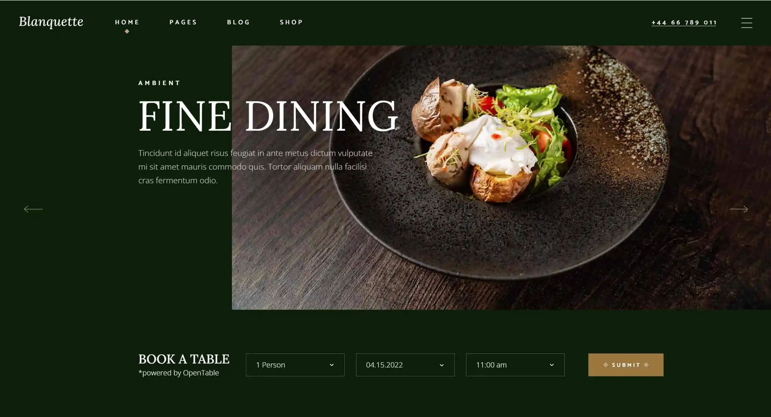 thai restaurant website design malaysia