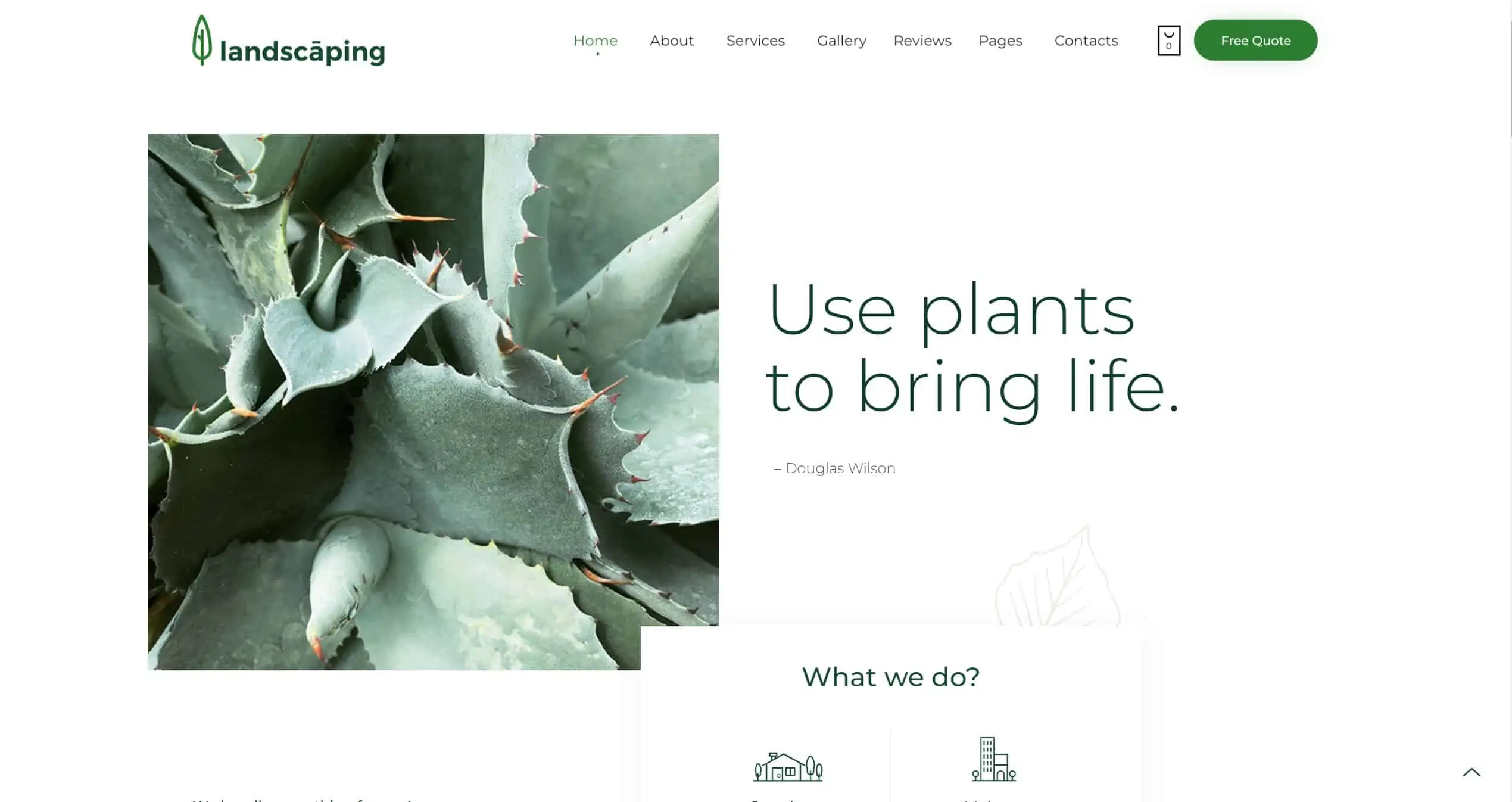 flowers and landscaping website design malaysia