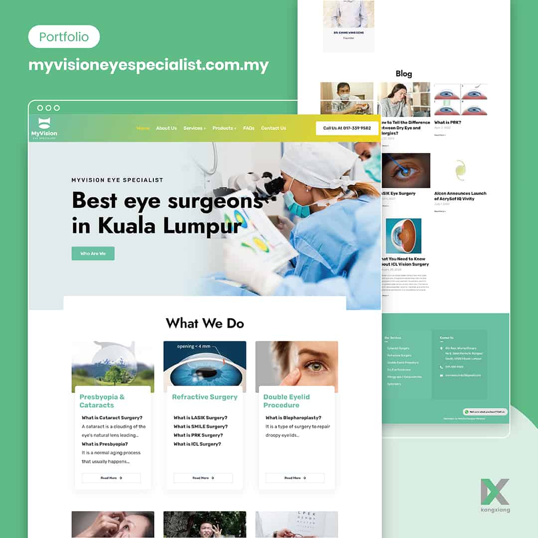 My Vision Eye Specialist Portfolio