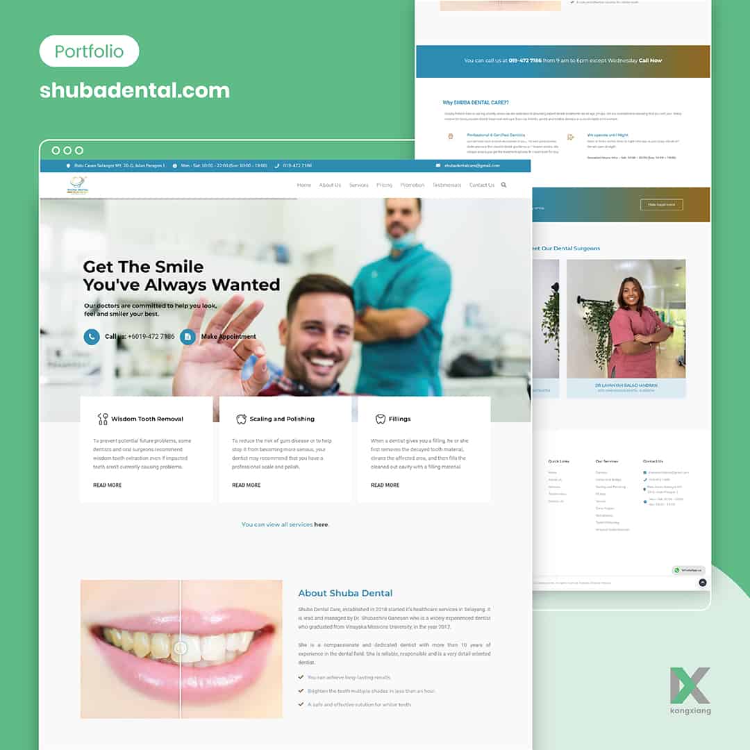 Shuba Dental Care Portfolio