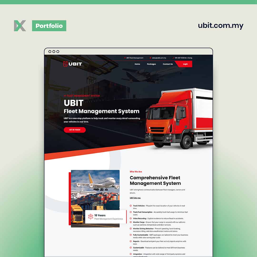 UBIT Website Design Malaysia Portfolio