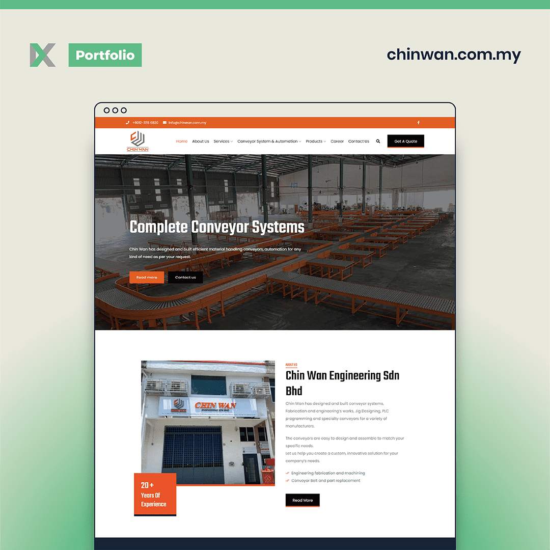 Chin Wan Website Design Malaysia