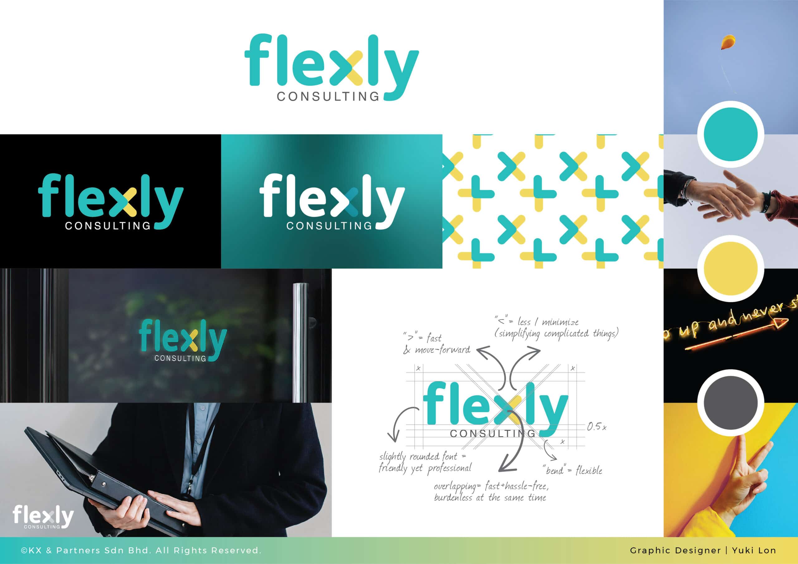 Flexly Final Logo Design