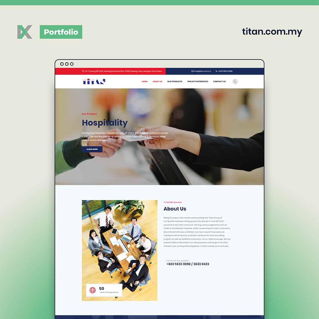 Titan Website Design Malaysia