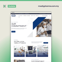 M. S. Ally Pharma Website Design Malaysia