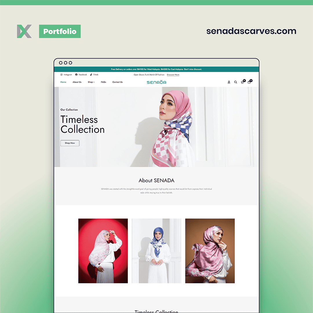 SENADA Website Design Malaysia