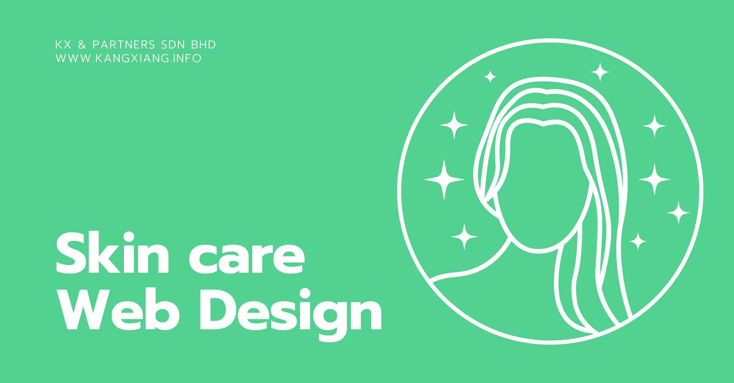 beauty and skin care website design malaysia