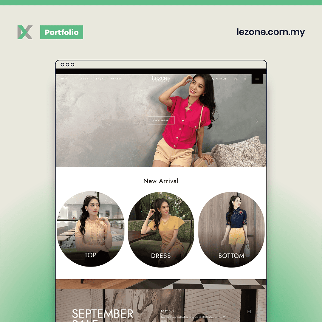 LEZONE Signature Website Design Malaysia