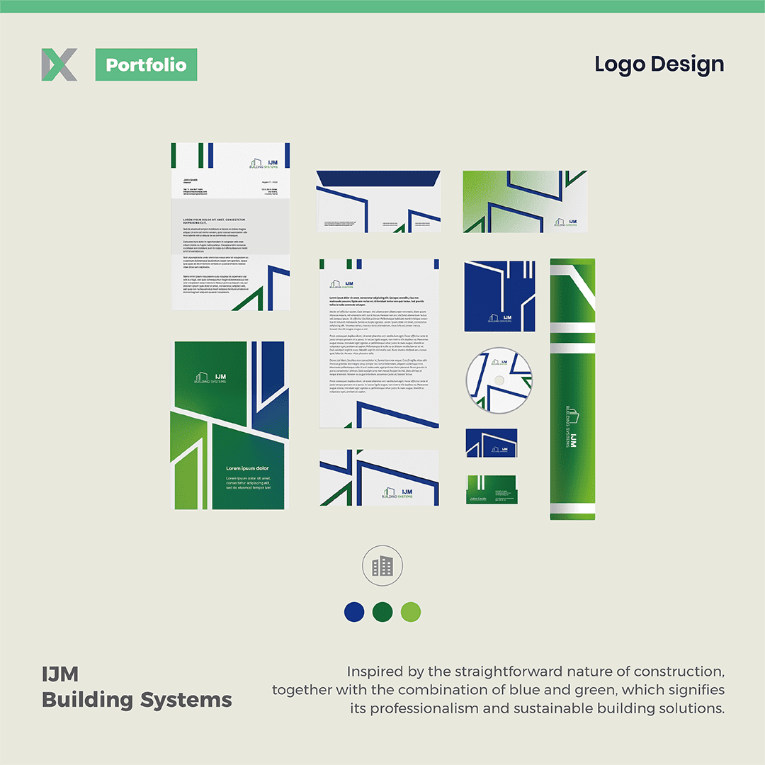 IJM Building Systems logofolio