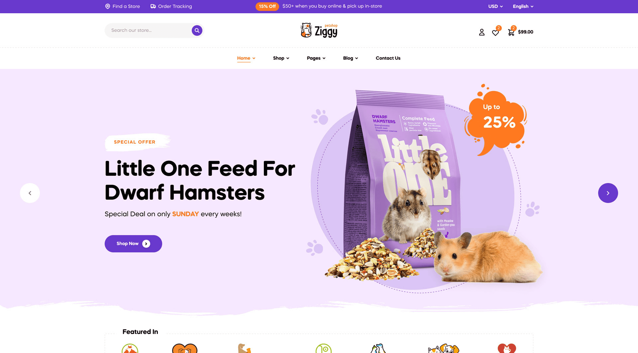 Pet Store Industry Website Design Malaysia