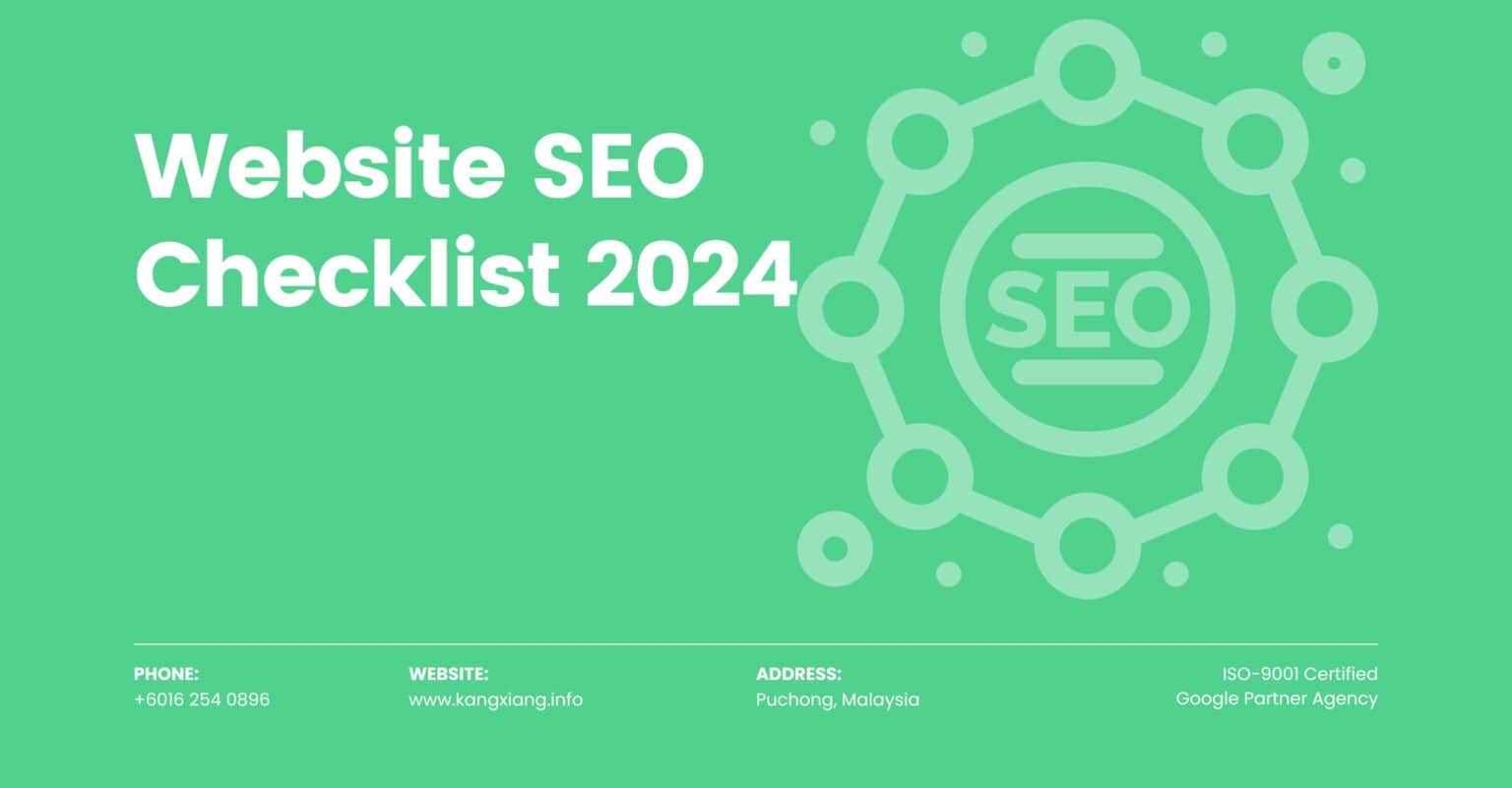 SEO Checklist Malaysia WordPress Website SEO Checklist 2024