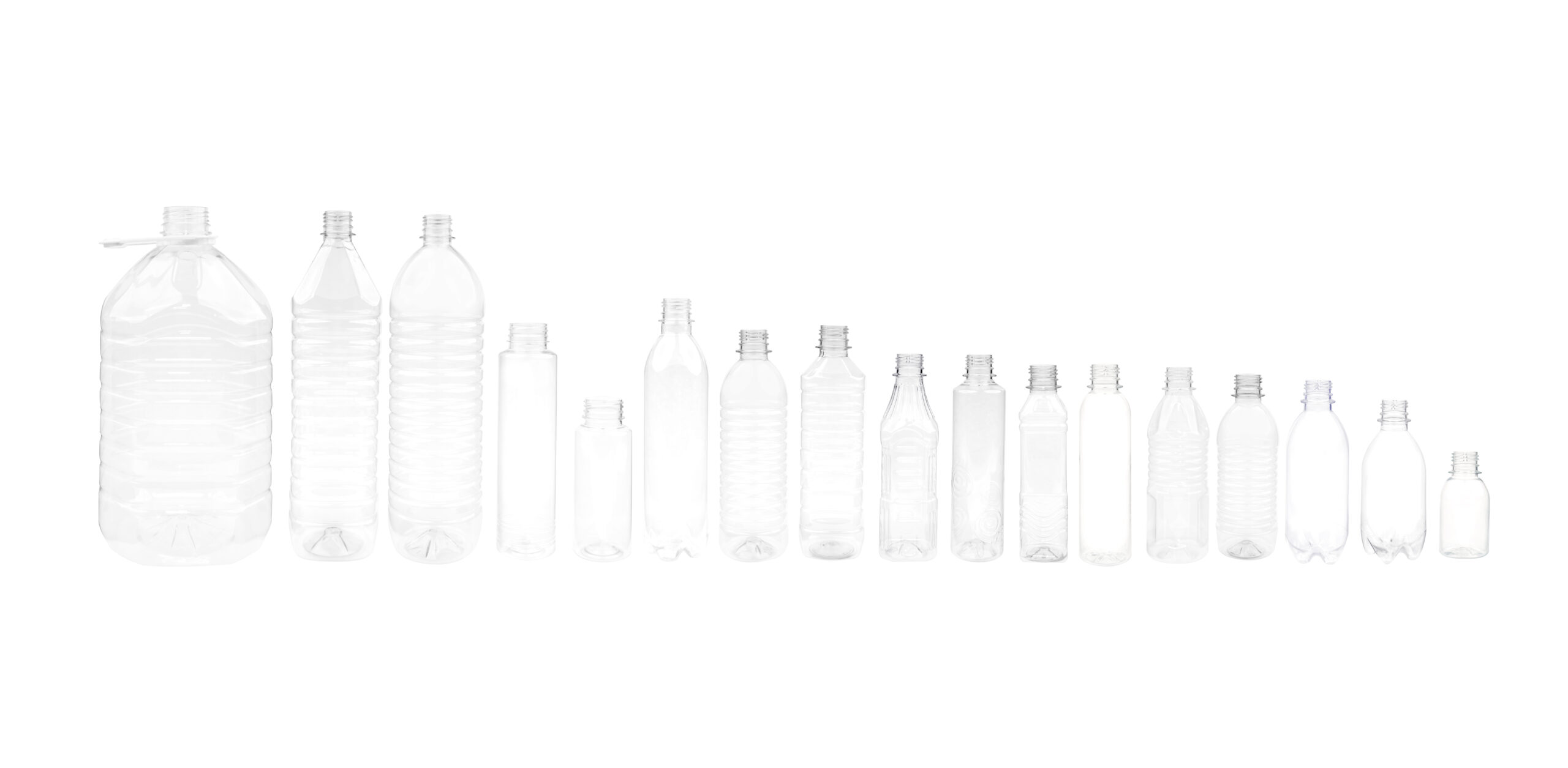 plastic bottle product photography white theme