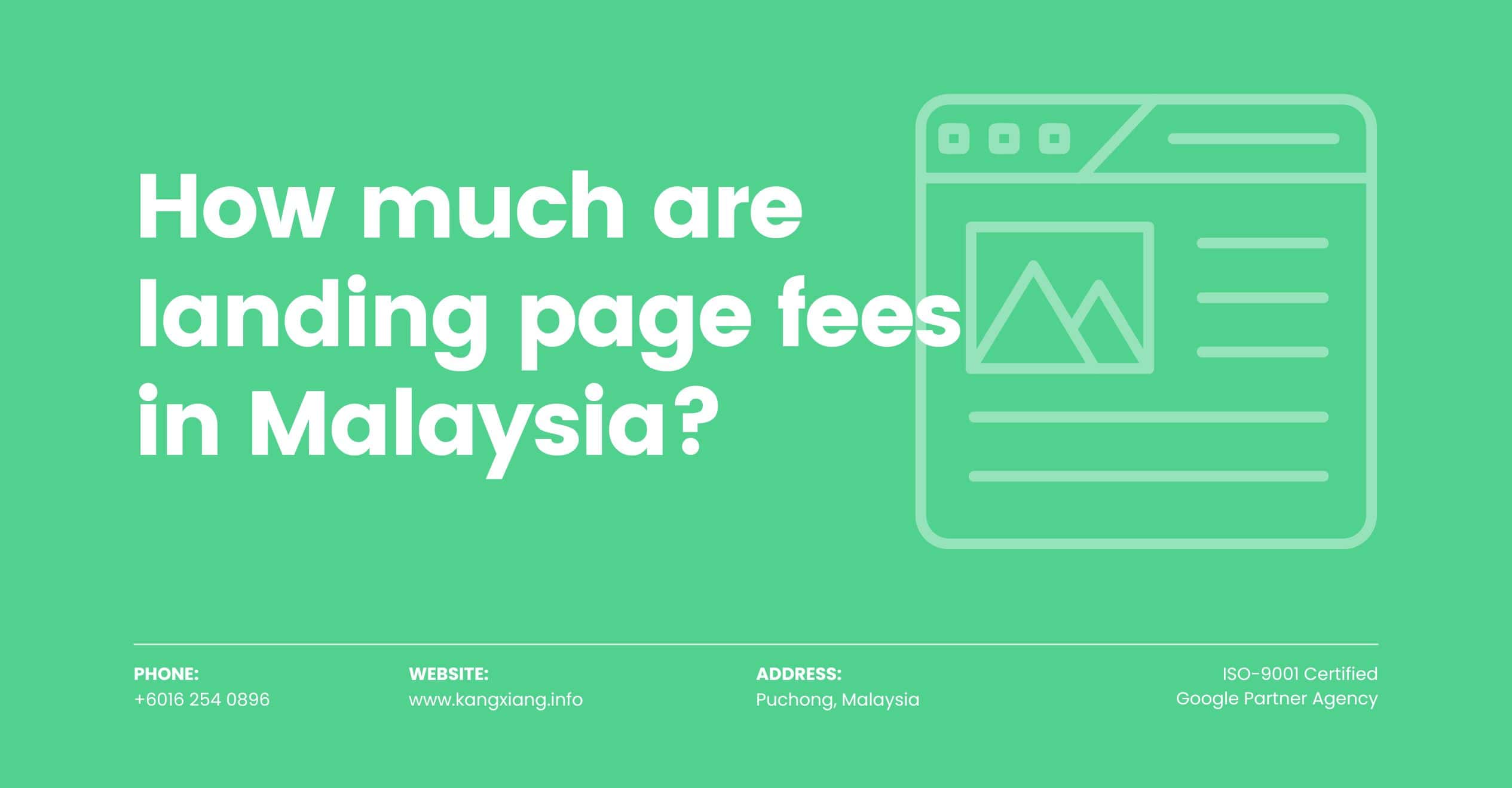 landing page price in malaysia