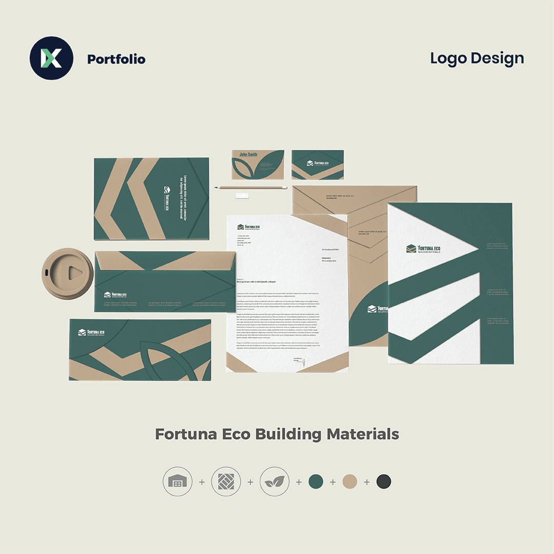 Fortuna Eco Building Materials Logofolio