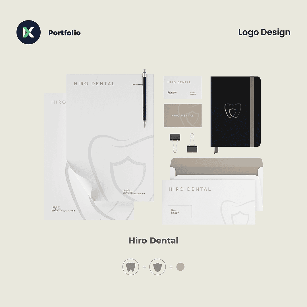 Hiro Dental Logofolio