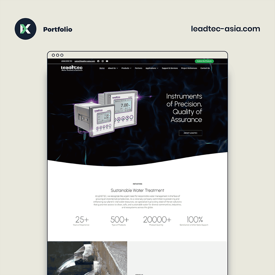 Leadtec Asia Website Design Malaysia