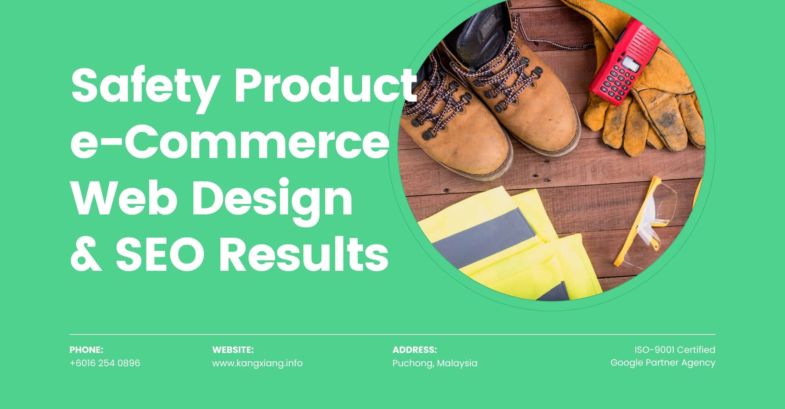 e-commerce website design safety shoes