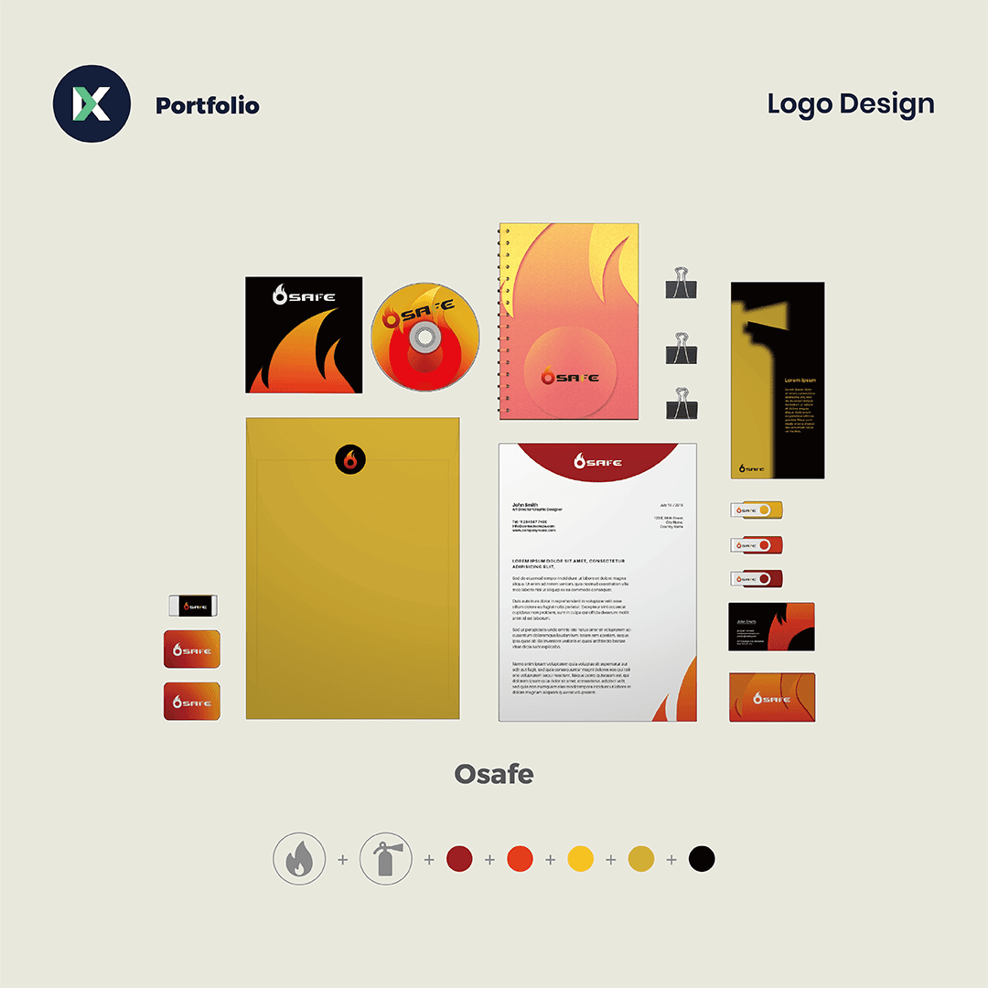 Osafe Fire Inspection Logofolio